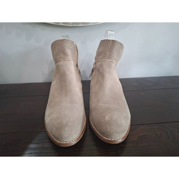 EUC Seyhelles Gray Suede Ankle Zip Booties/Sz. 8.5 - Picture 5 of 10